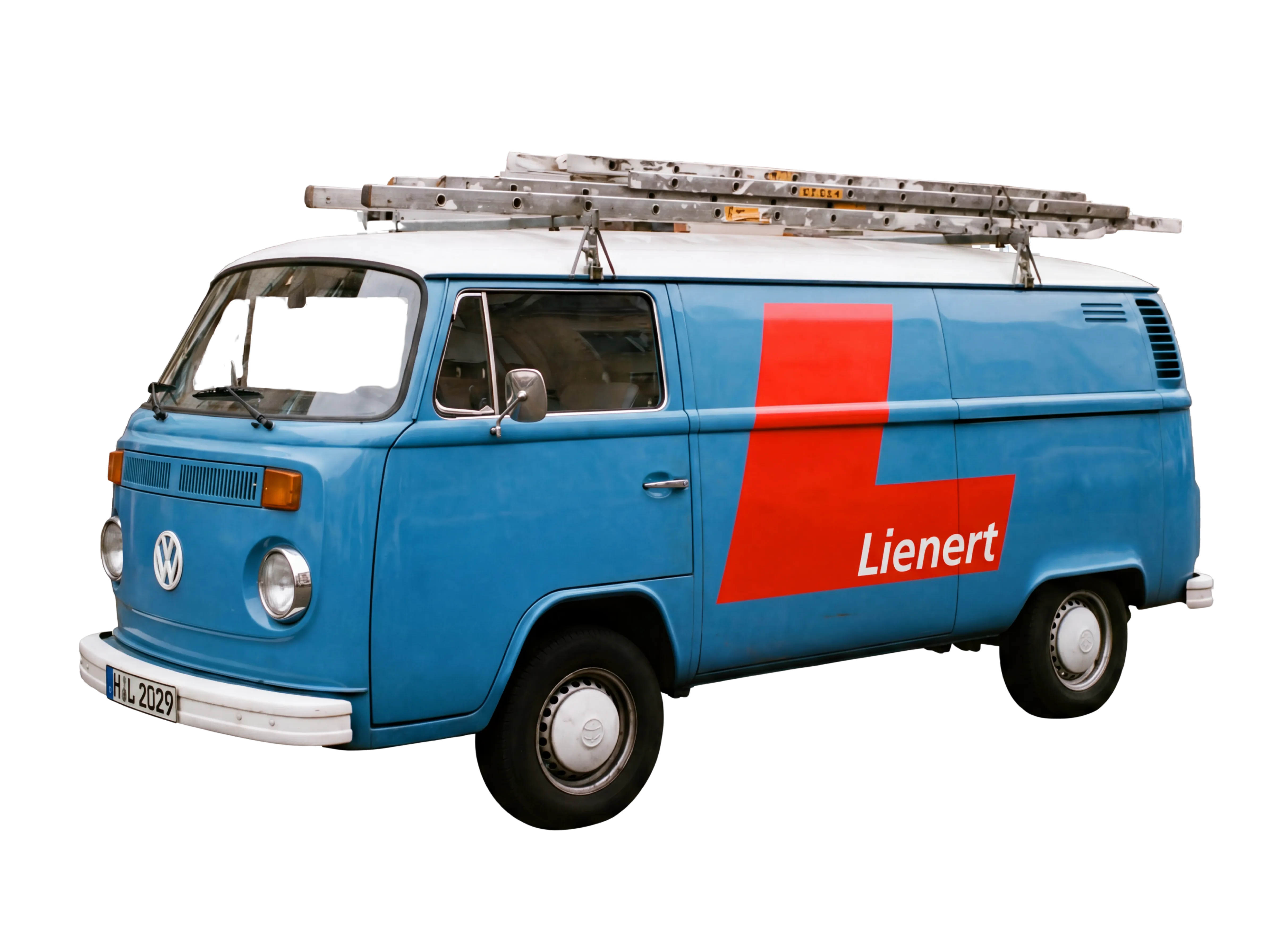 Das erste Firmenfahrzeug des Malerbetrieb Lienert