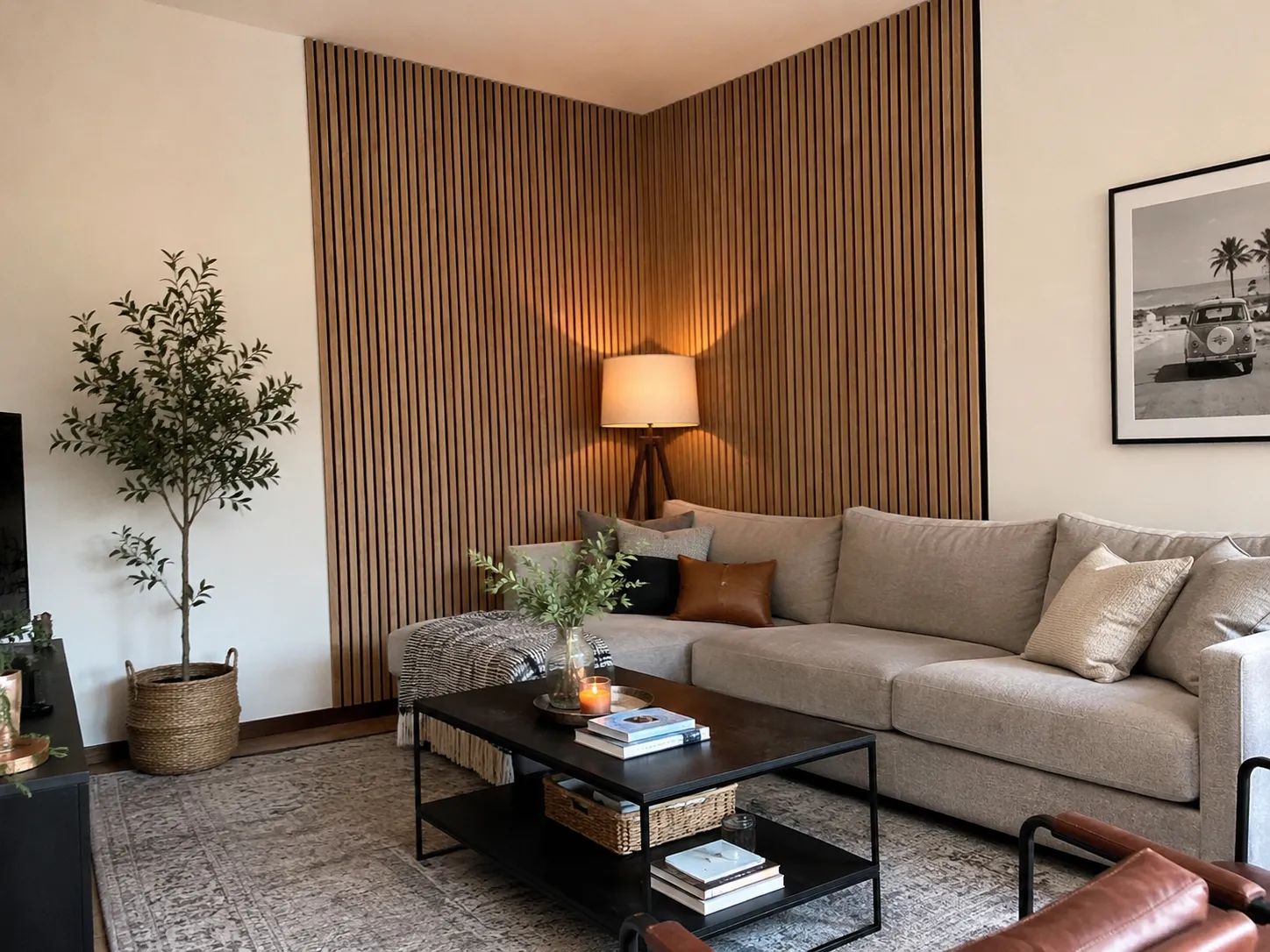 Wandpaneele in einem Wohzimmer in Garbsen bei Hannover